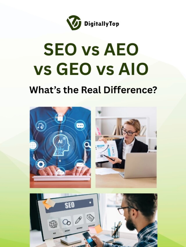 SEO vs AEO vs GEO vs AIO What’s the Real Difference?
