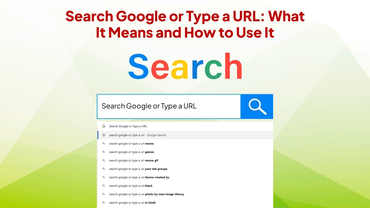 Search Google or Type a URL