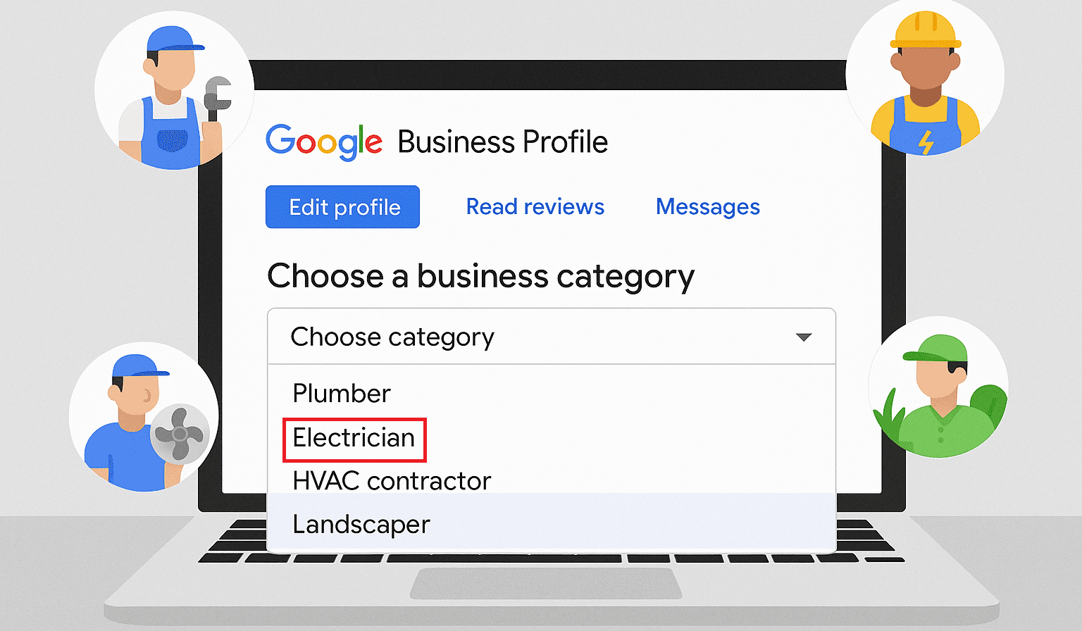 Google Business Profile Optimization for Electricians