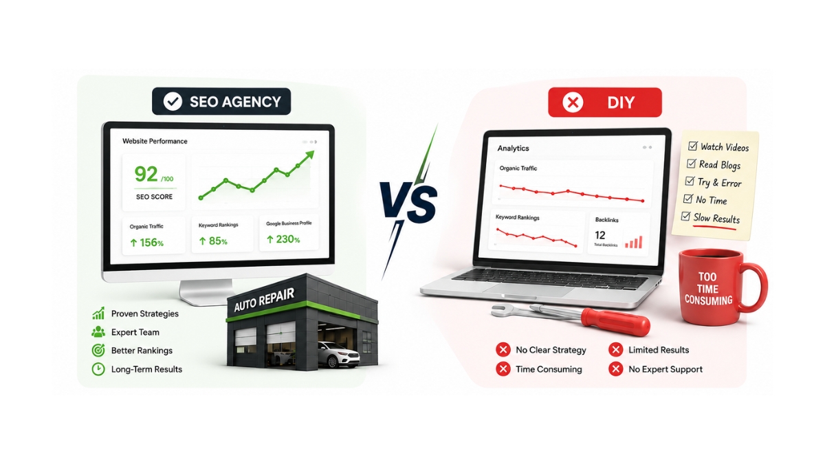 Auto Repair SEO Agency vs. DIY