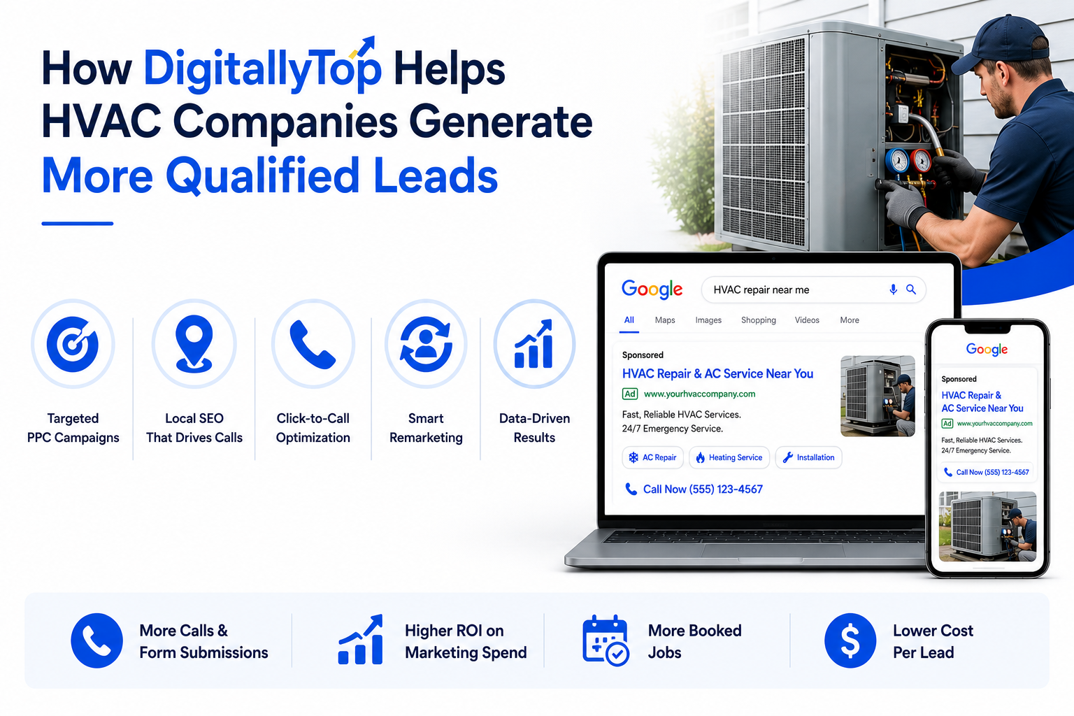 How DigitallyTop Helps HVAC Companies Generate More Qualified Leads