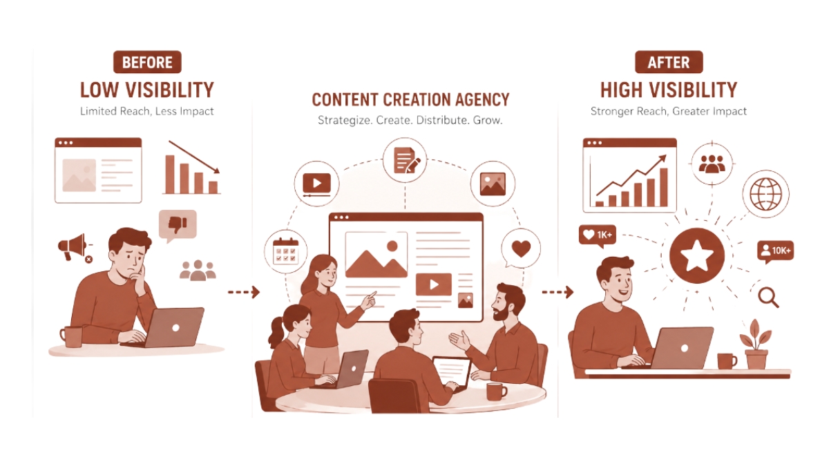 How a Content Creation Agency Improves Brand Visibility