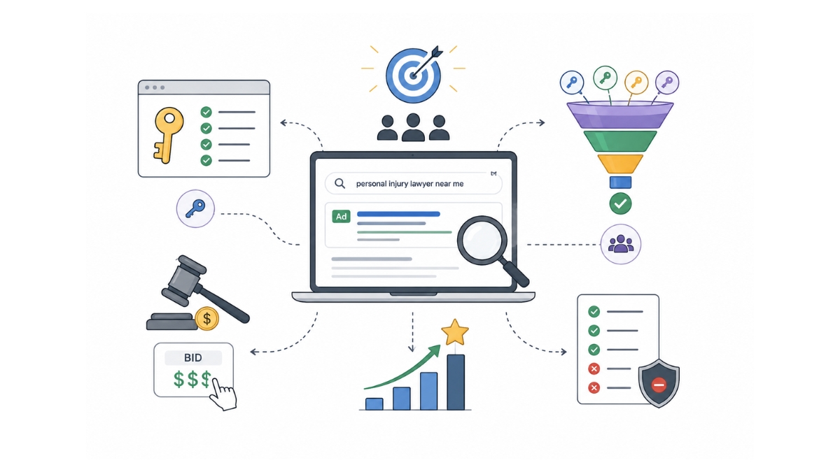 Keyword strategy for PPC marketing for lawyers