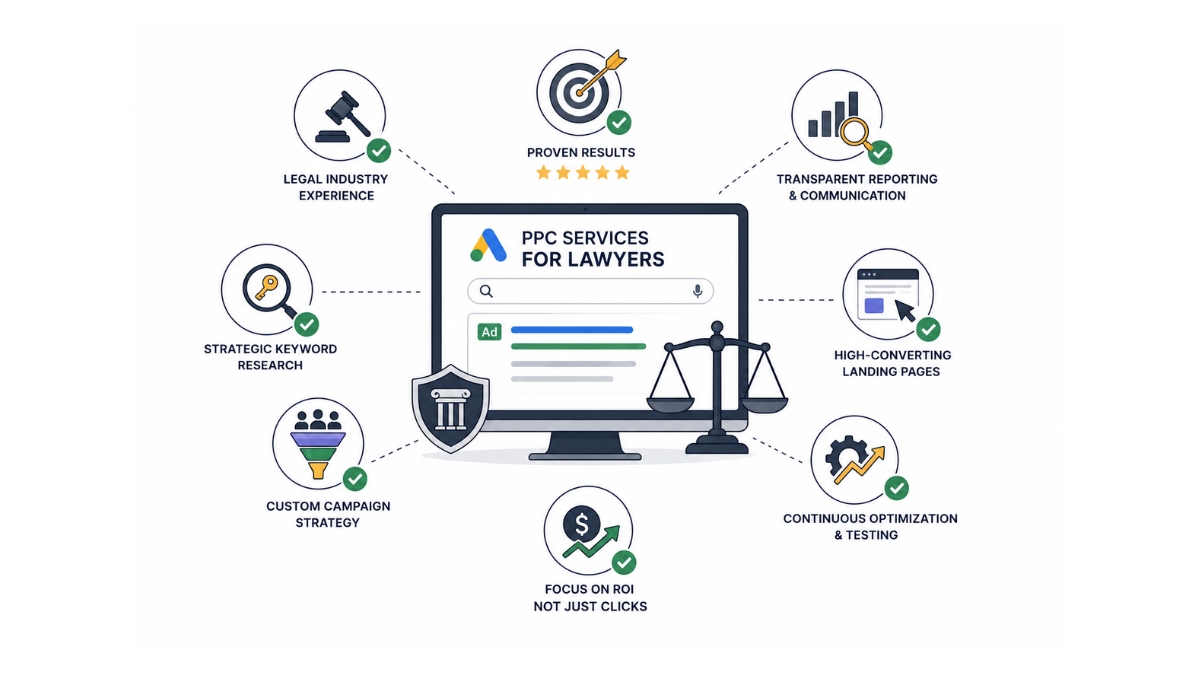 PPC services for lawyers what to look for in a law firm PPC agency