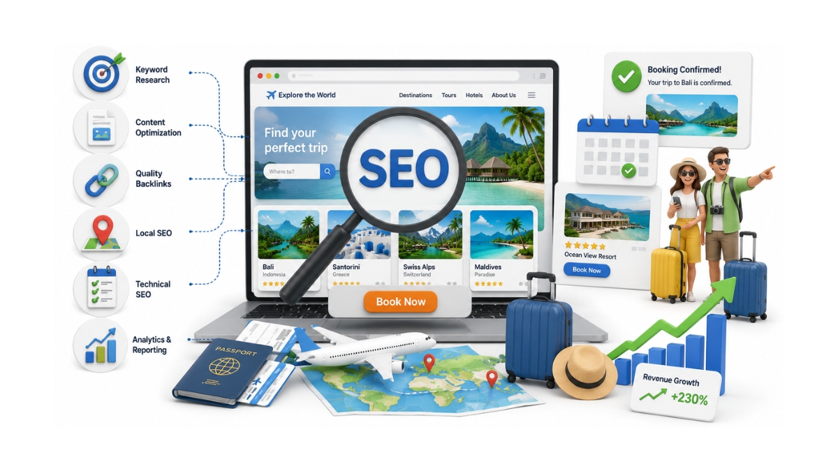 The SEO services that actually move bookings