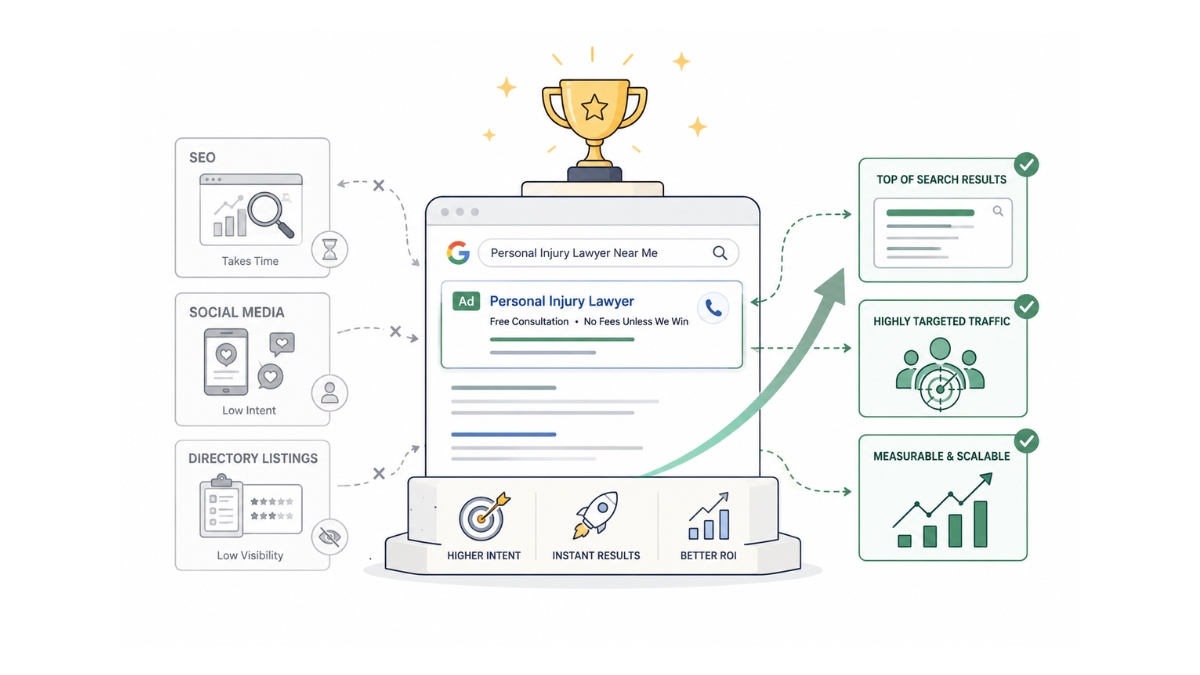 Why paid search outperforms other legal marketing channels