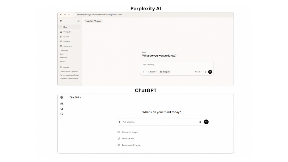 Perplexity and Chatgpt