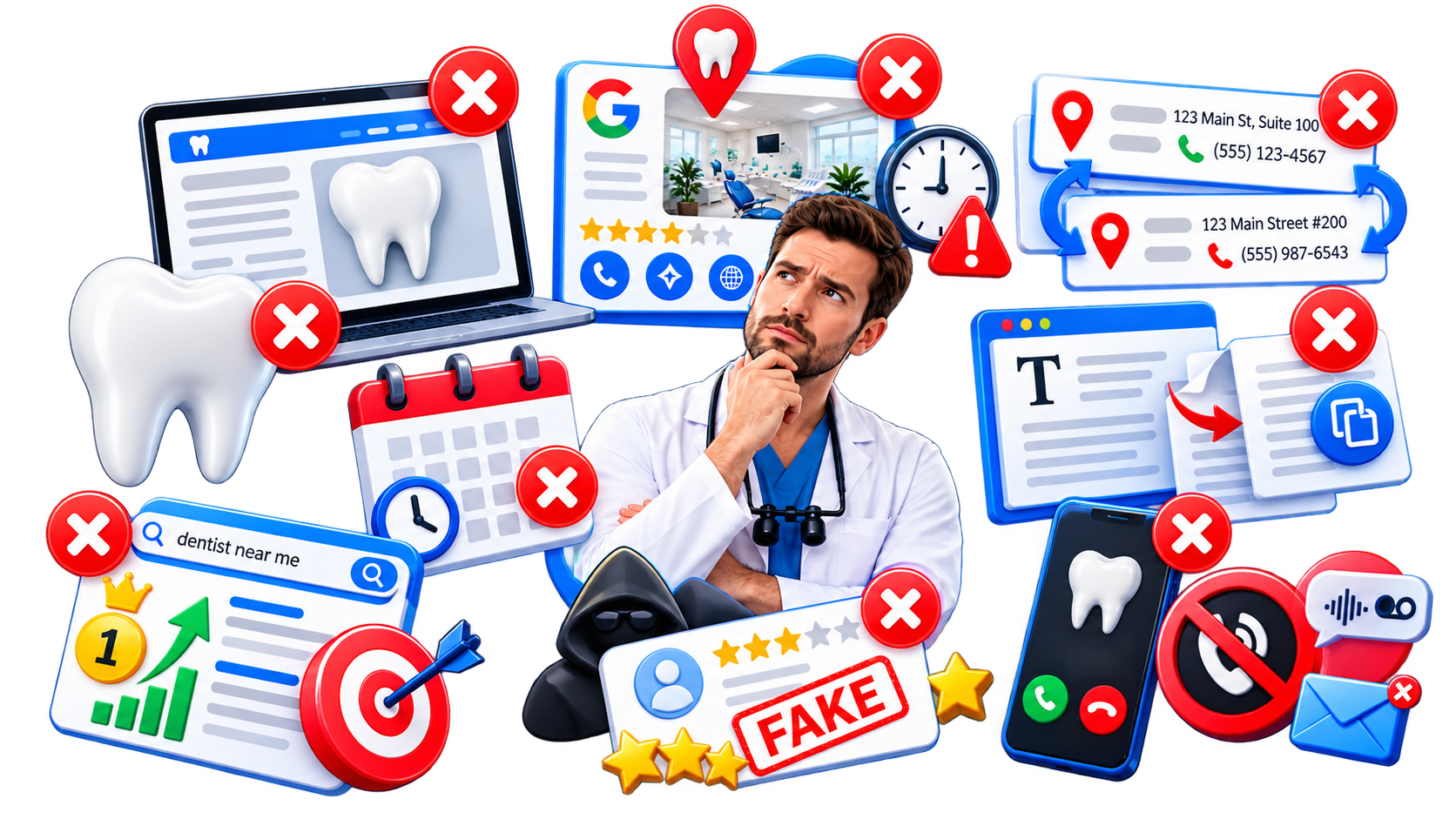 Common Local SEO Mistakes Dental Practices Should Avoid